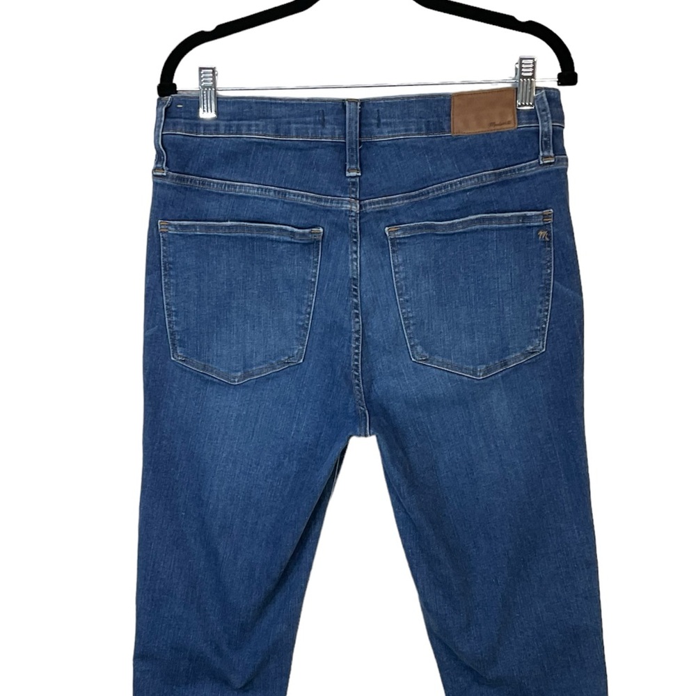 Madewell 10” High-Rise Raw Hem Button Fly Skinny Jeans Sz 30 - Picture 10 of 15